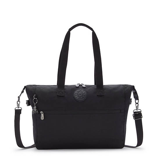 Kipling Ilia Tote Bag Laptop Bags Rich Black | CA 1300BE